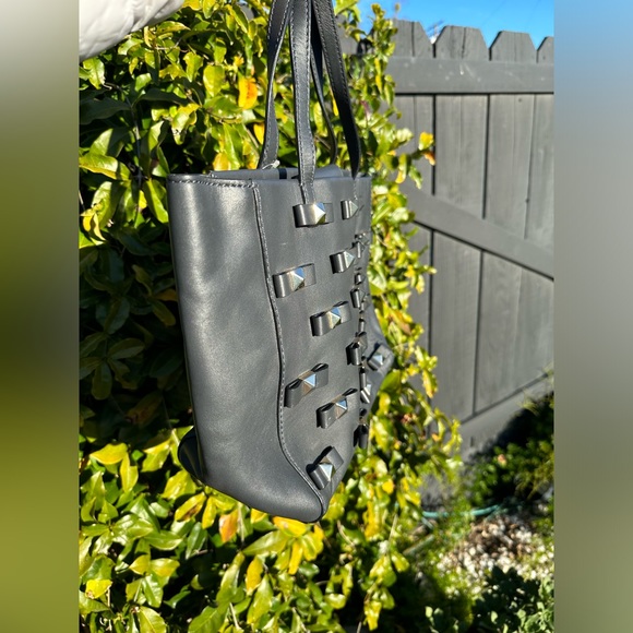 NWT Authentic Kate Spade Janis Bow Terrace Genuine Leather Studded Purse Handbag - Picture 6 of 8